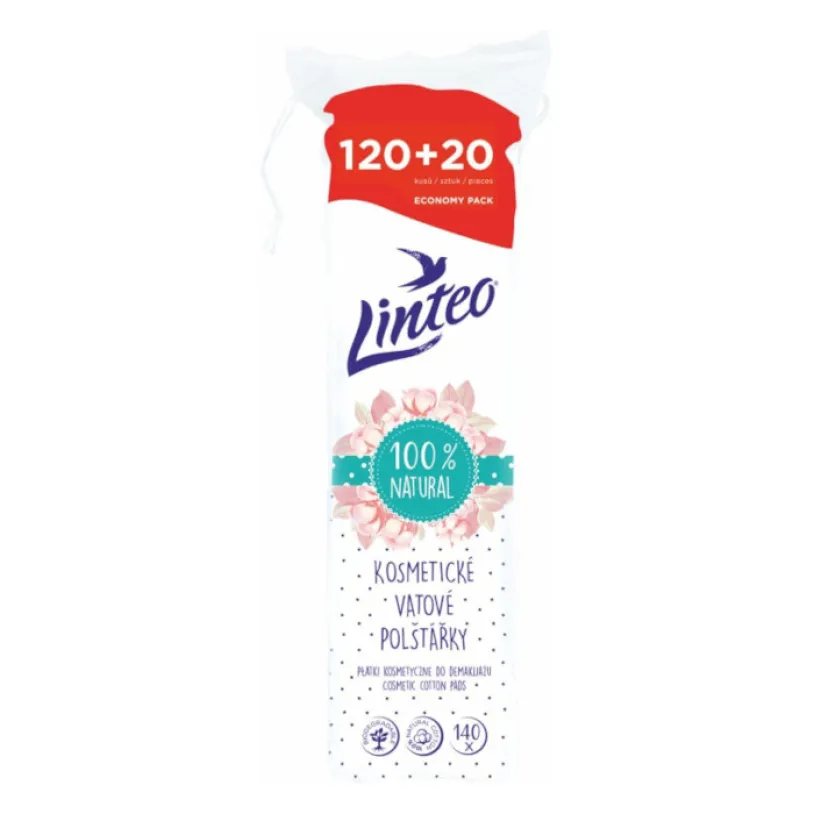 Vatové polštářky LINTEO 120+20ks