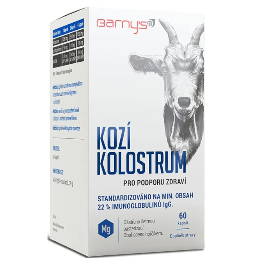 Barnys Kozí kolostrum, 60 kapslí
