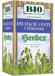 HERBEX BIO dýchací cesty s tymiánem n.s.20x1.2g