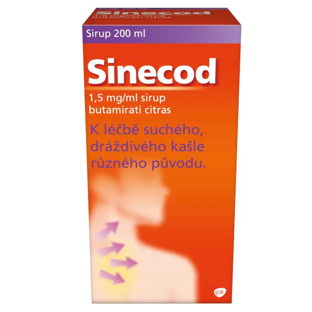 Sinecod 1.5mg/ml sir.1x200ml CZ