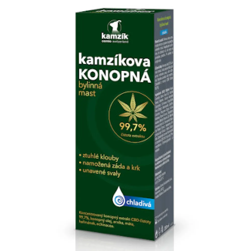 Cemio Kamzíkova konopná mast chladivá 200ml