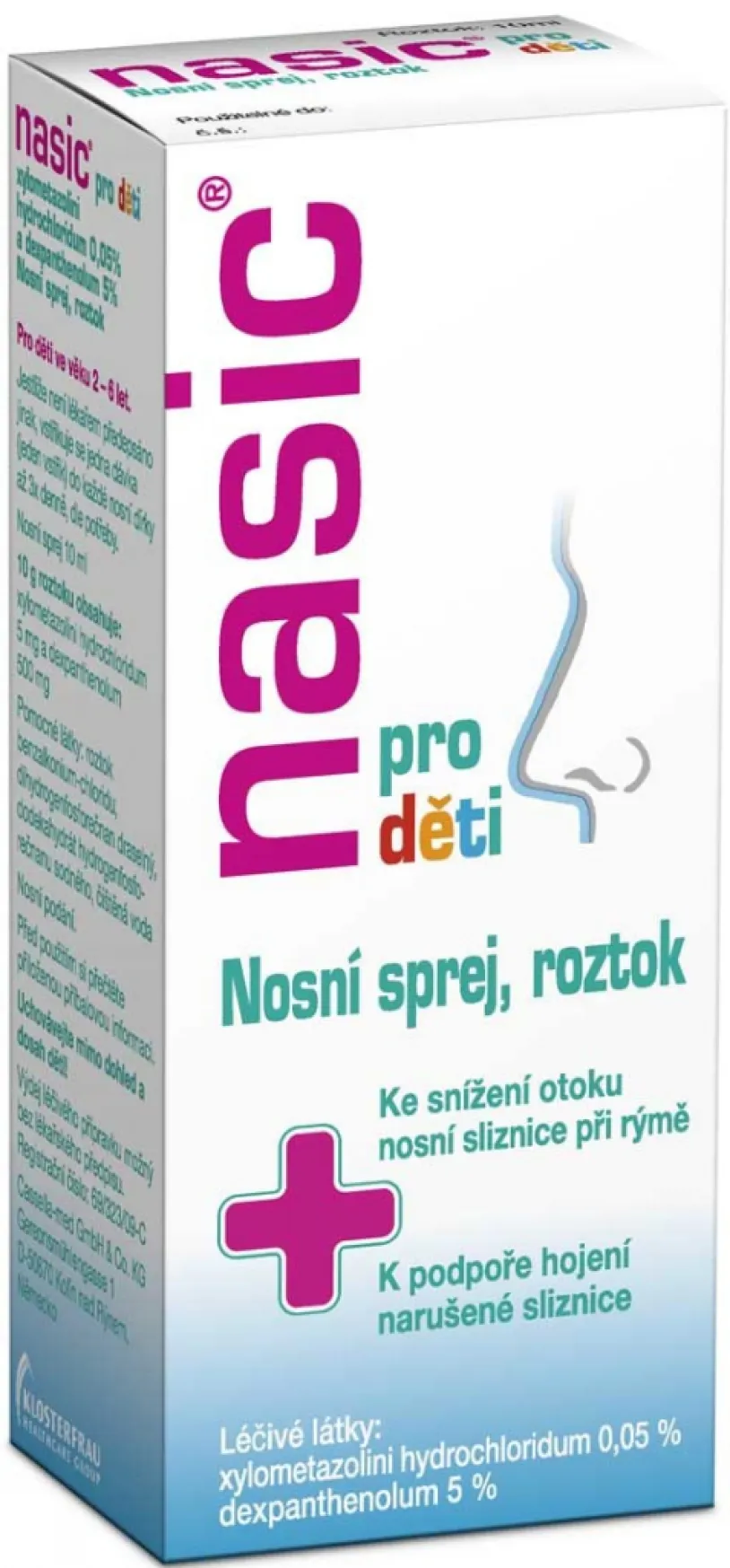Nasic děti 0.5mg/ml+50mg/ml nas.spr.sol.1x10ml II