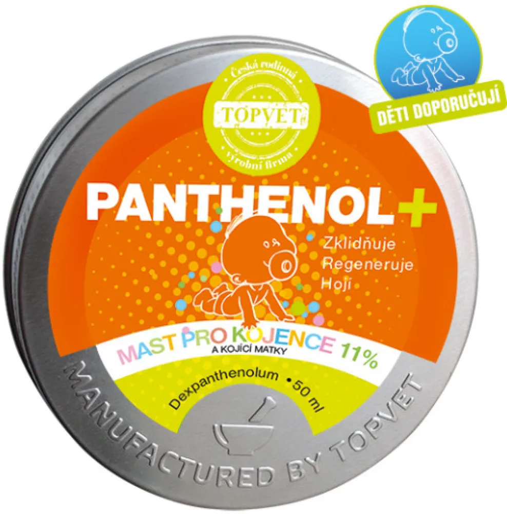 TOPVET Panthenol+ Mast pro kojence a matky11% 50ml