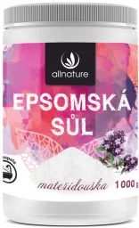 Allnature Epsomská sůl Mateřídouška 1000g