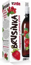 Brusinka s Betaglukanem jahodová příchuť 200ml