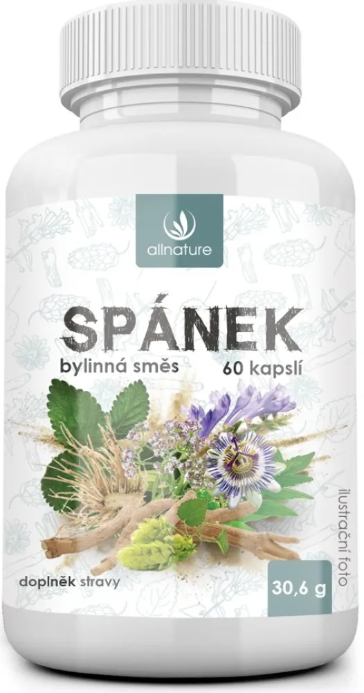 Allnature Spánek bylinný extrakt cps.60