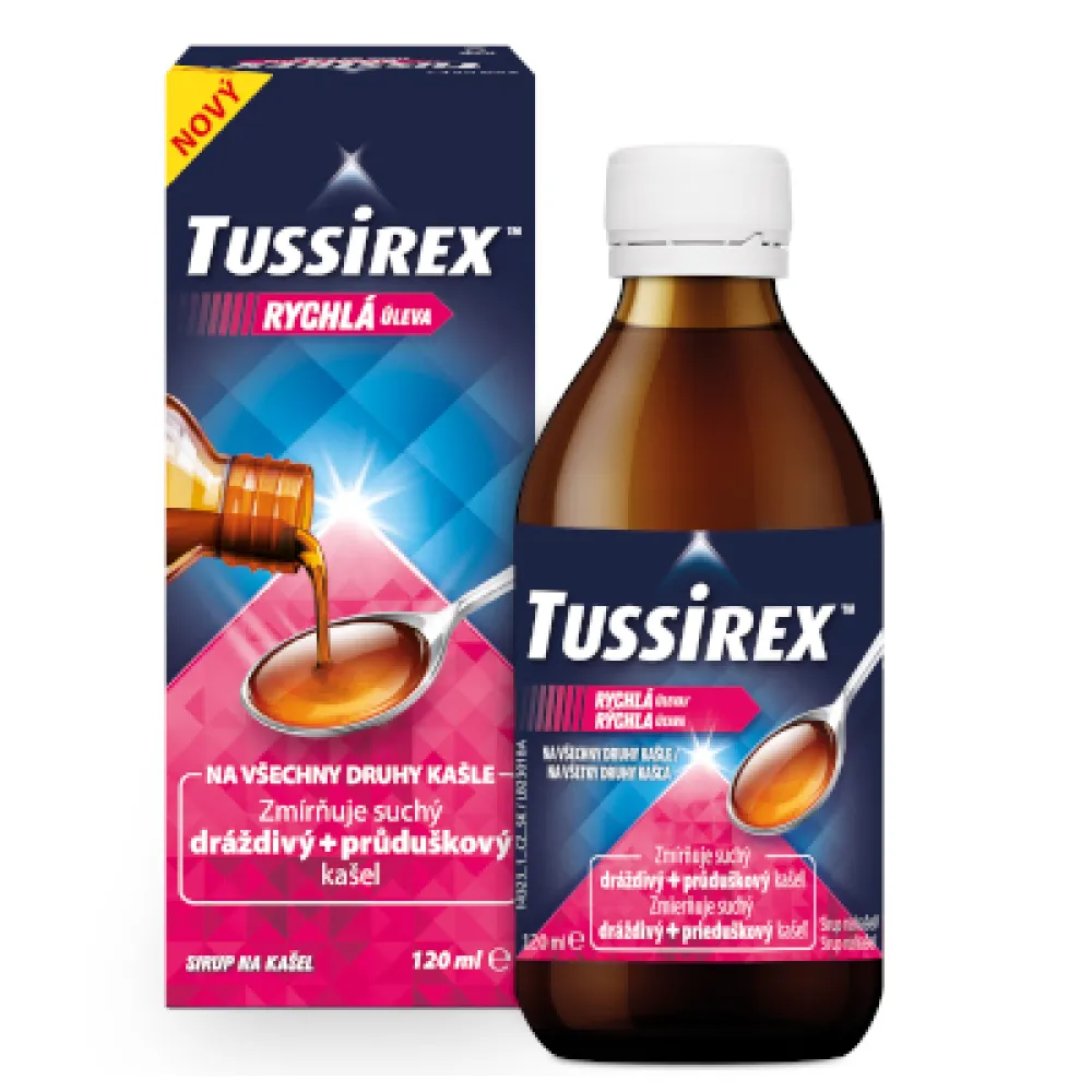 Tussirex sirup na kašel 120ml