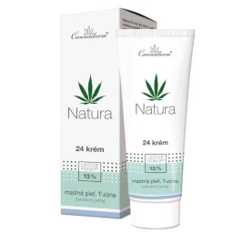 Cannaderm Natura 24 krém na mastnou pleť 75