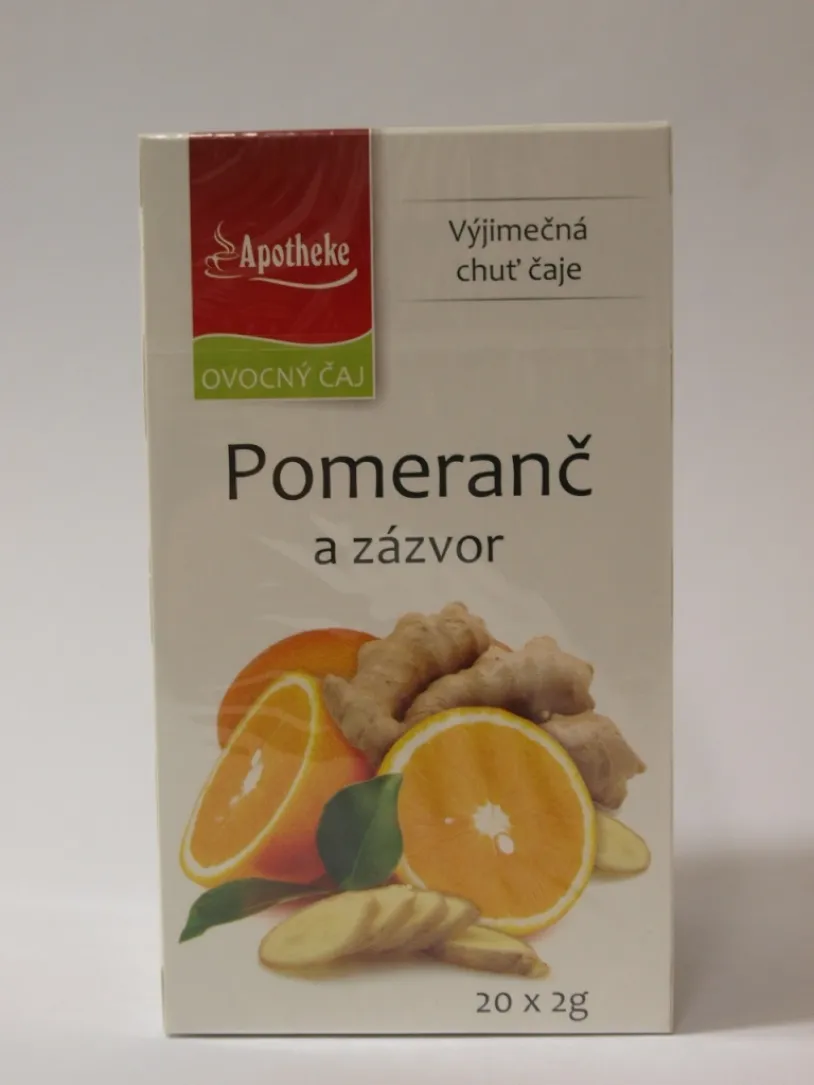 Apotheke Pomeranč a zázvor čaj 20x2g