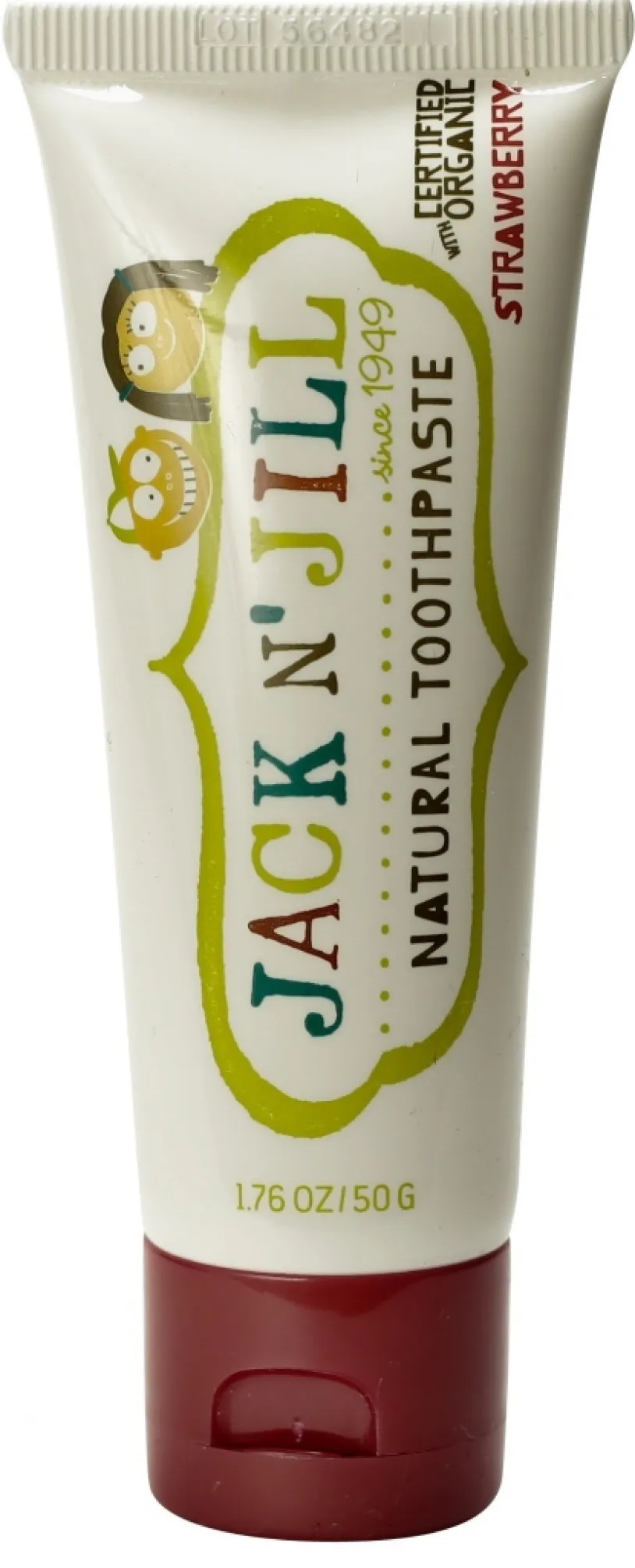 Jack N Jill Přírodní zubní pasta dětská Jahoda 50g