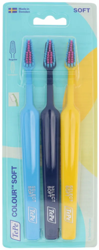 TePe Colour Select soft zubní kartáček 2+1 322383