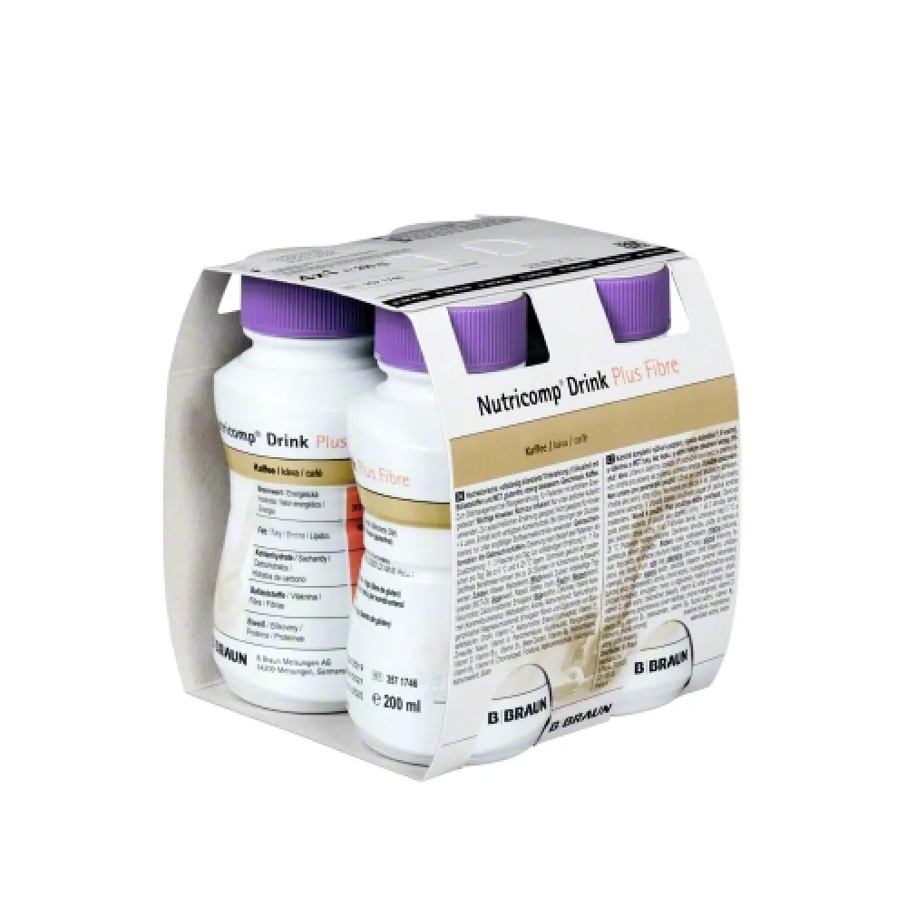 B. Braun NUTRICOMP DRINK PLUS FIBRE KÁVA (4 ks)