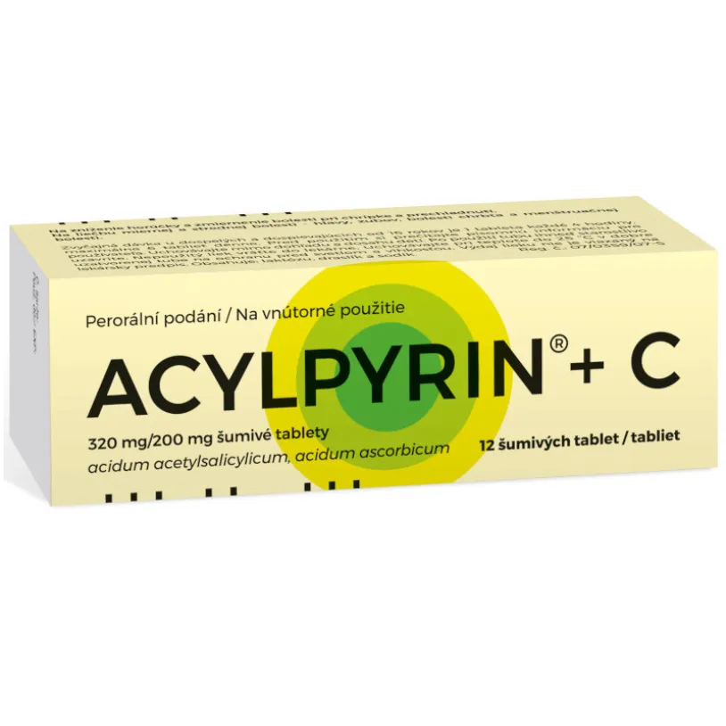 Acylpyrin + C 320mg/200mg tbl.eff. 12
