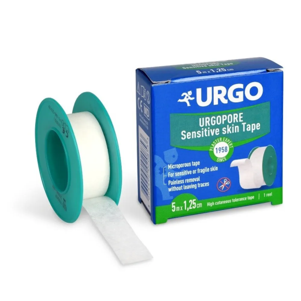 URGO PORE Náplast netkaný textil 1.25cmx5m NOVÁ