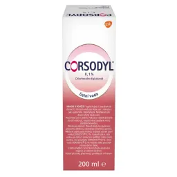 Corsodyl 0.1% ústní voda 200ml