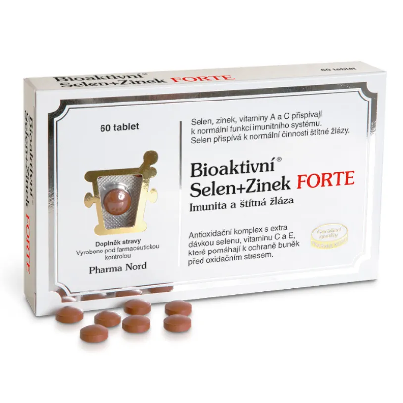 Pharma Nord Bioaktivní Selen+Zinek FORTE tbl.60