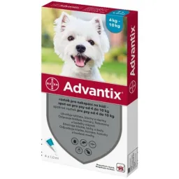 Advantix pro psy 4-10kg spot-on 4x1ml
