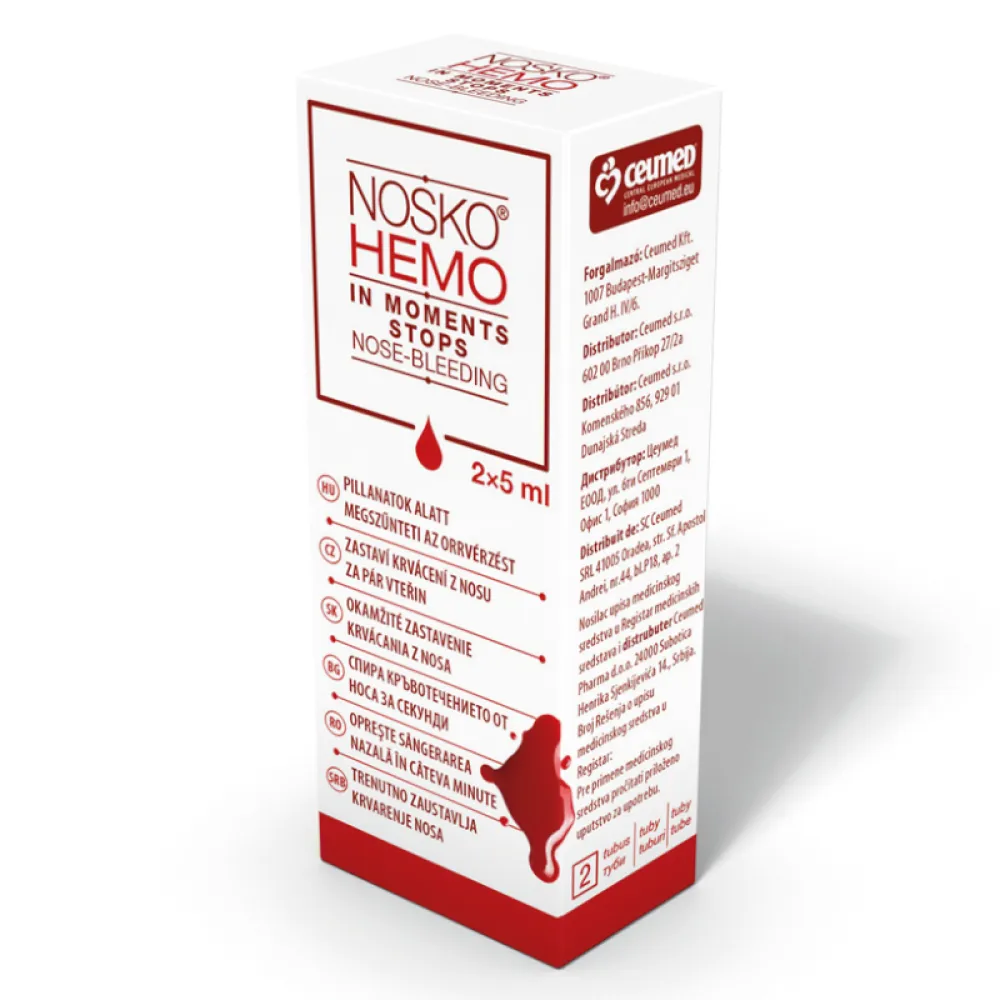 Nosko Hemo gel stop krvácení z nosu 2x5ml