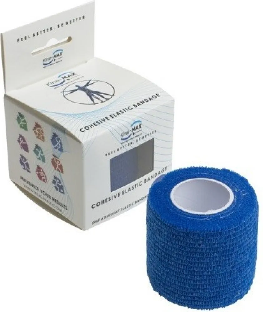 Kine-MAX Cohesive elast.samofix. 5cmx4.5m modré