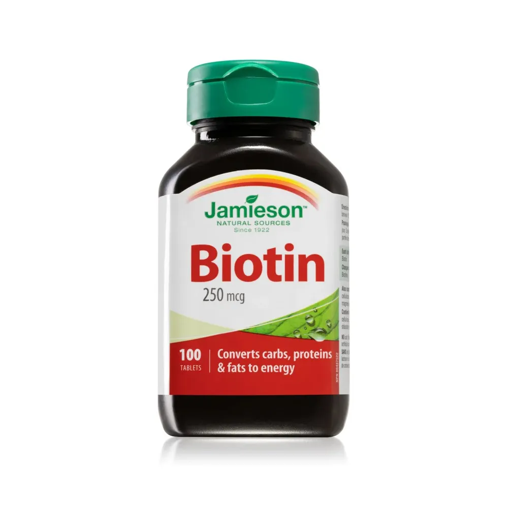 JAMIESON Biotin 250 mcg tbl.100