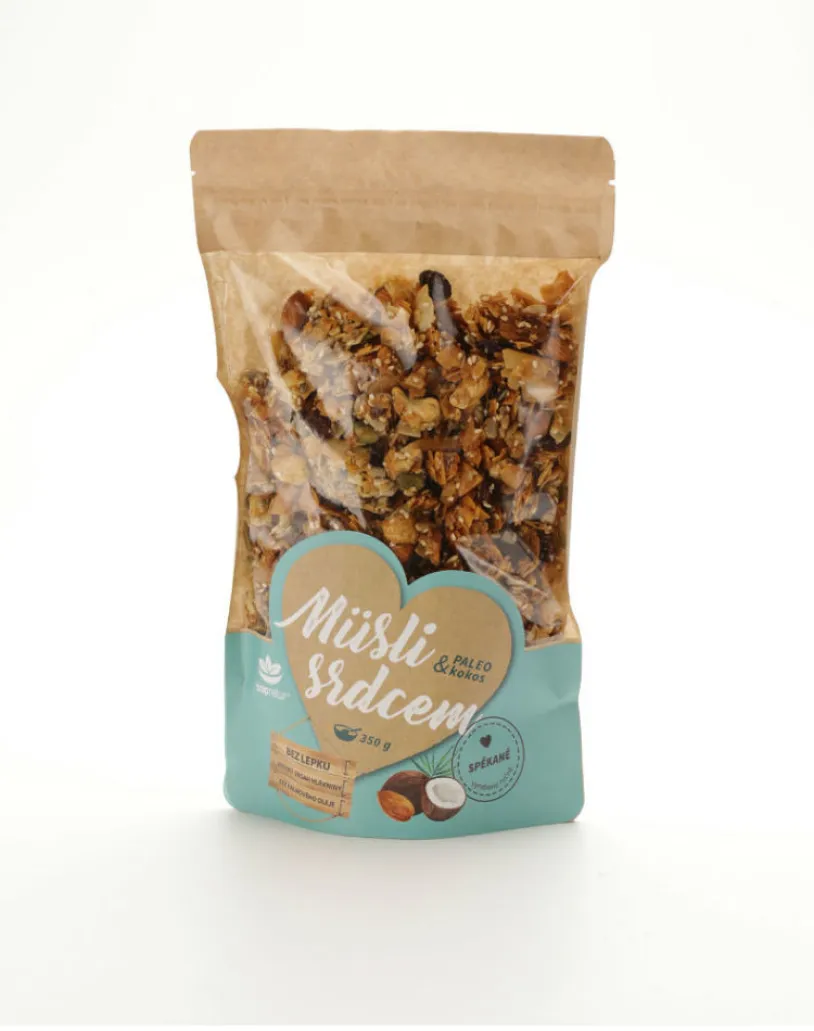 Müsli srdcem Paleo&Kokos 350g TOPNATUR