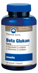 Beta Glukan Forte vitamín C a zinek cps.60