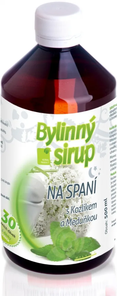 Bylinný tekutý na SPANÍ Kozlík+Meduňka 500ml
