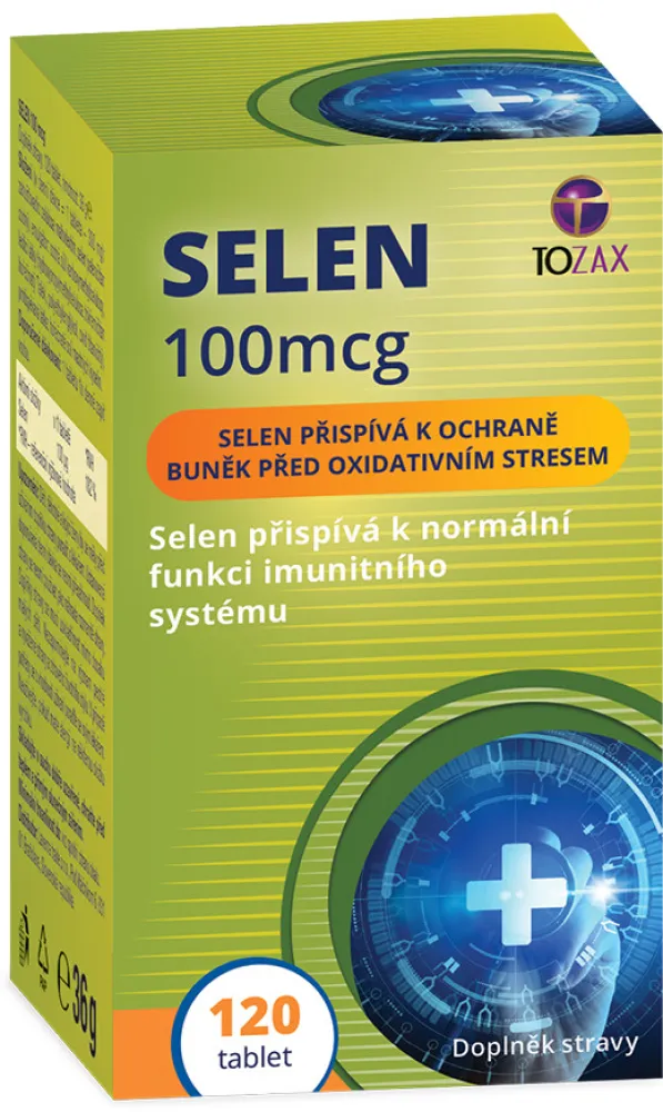 TOZAX Selen 100mcg tbl.120