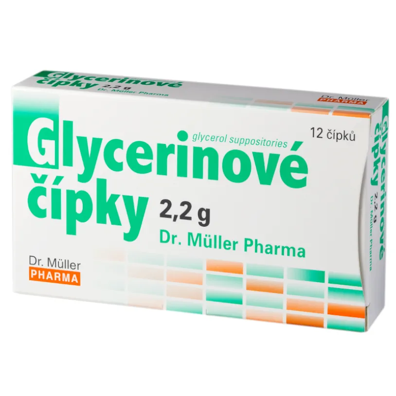 Glycerinové čípky 12x2.2g Dr.Müller