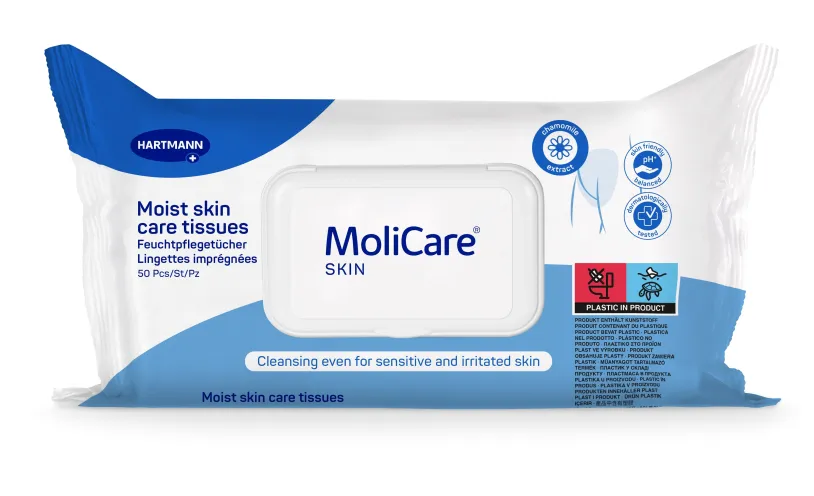 MoliCare Skin vlhké ošetřující ubrousky 50ks