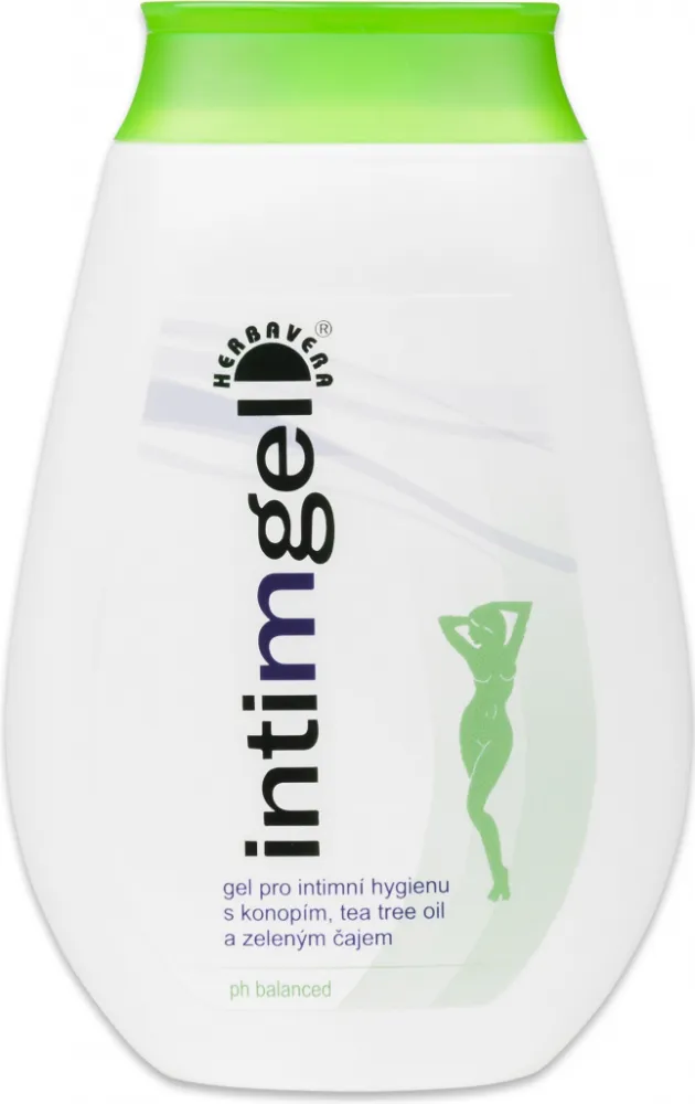 Intimgel gel s konopím a Tea tree HERBAVERA 250ml