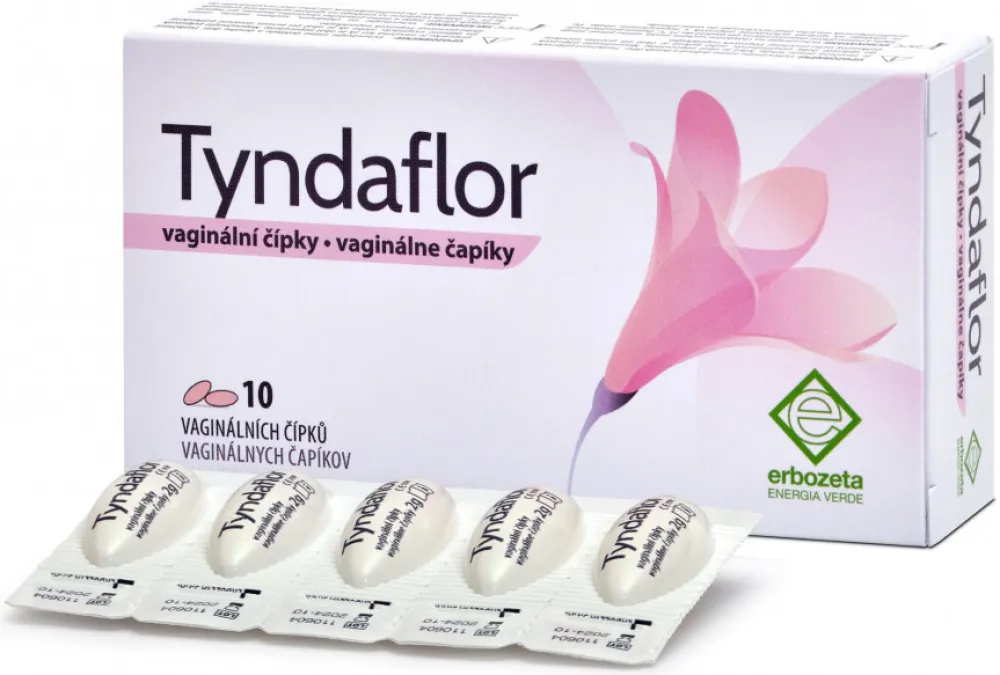 Tyndaflor vaginální čípky 10x2g
