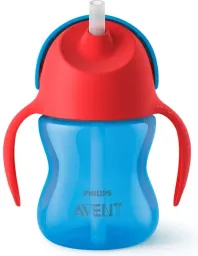 AVENT Hrnek s ohebným brčkem 200ml chlapec