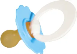 Šidítko dětské Flora s kroužkem ve fólii 1ks