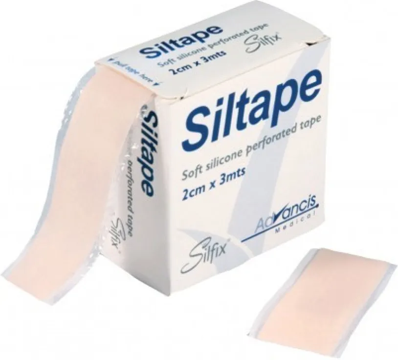 Siltape 2cmx3m fixační páska silikonová nesterilní