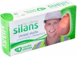 Silans hp silicon chránič sluchu PROFI 1pár