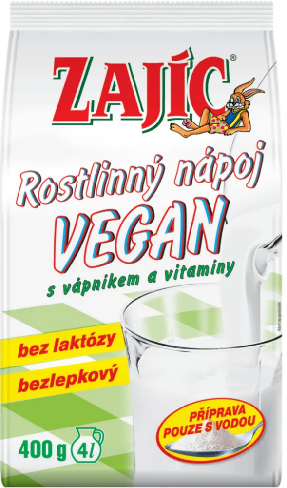 Rostlinný nápoj Zajíc Vegan sáček 400g