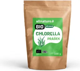 Allnature Chlorella prášek BIO 100g