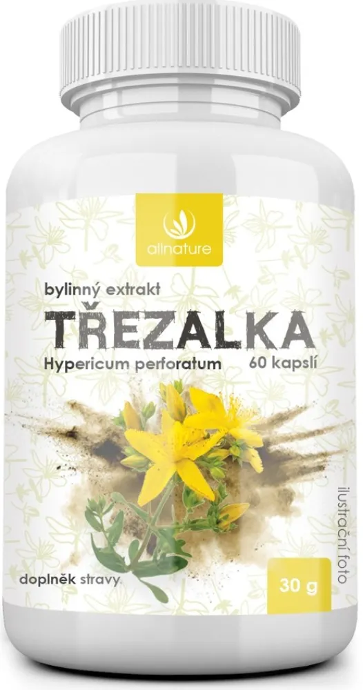 Allnature Třezalka bylinný extrakt cps.60