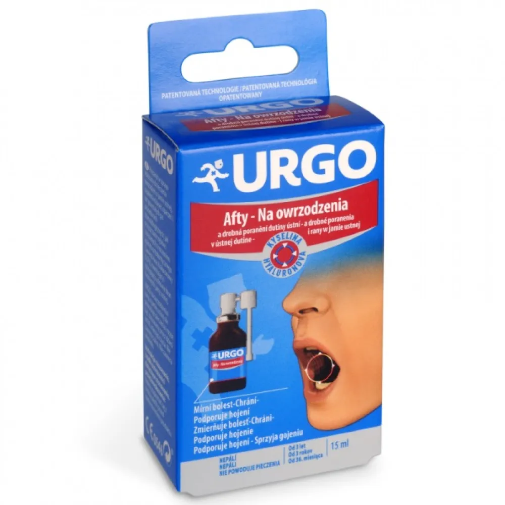 URGO Afty a drobná poranění dut.úst.sprej 15ml