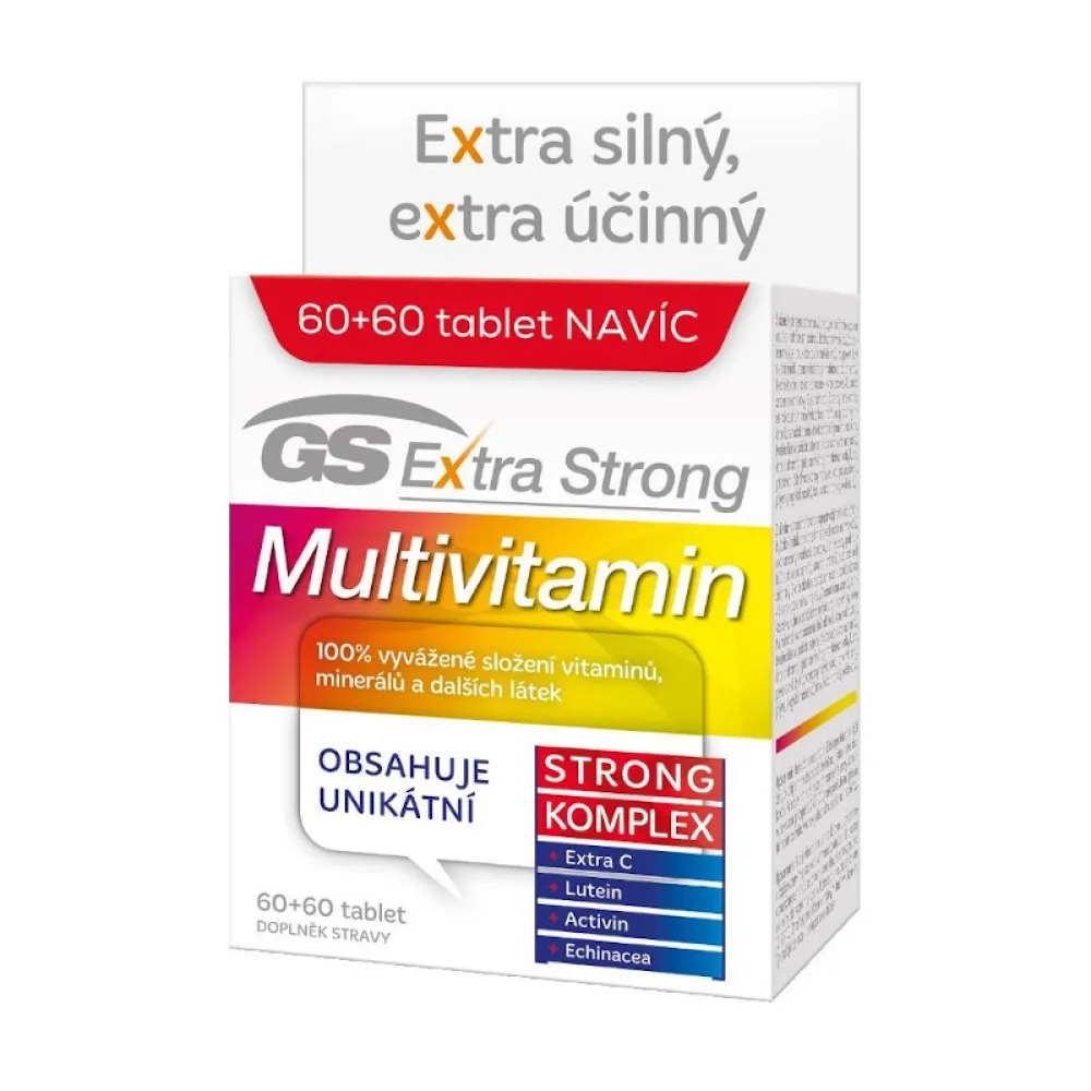 GS Extra Strong Multivitamin tbl.60+60 ČR/SK