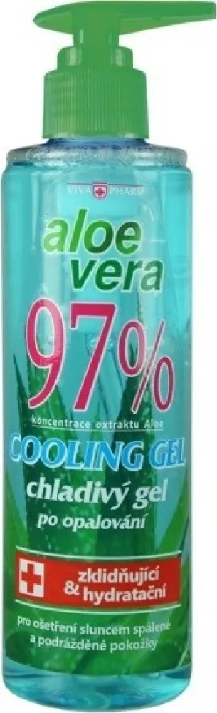 VIVAPHARM Aloe Vera 97% chladivý gel po opal.250ml