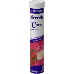MedPharma Vitamin C 600mg+Acerola tbl.eff.20