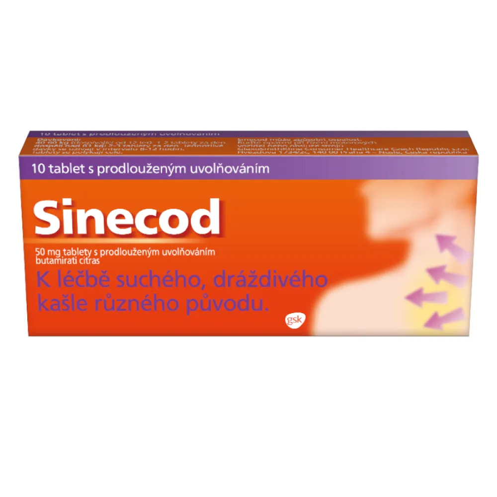 Sinecod 50mg tbl.pro.10 CZ