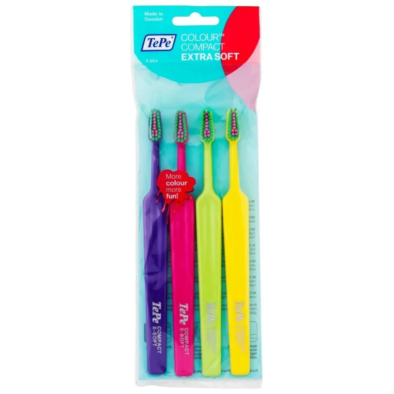 TePe Colour Compact x-soft sada 4ks 332482