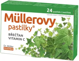 Müllerovy pastilky s břečťanem 24ks