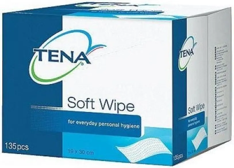 TENA Soft Wipe jemná utěrka 135ks 740710