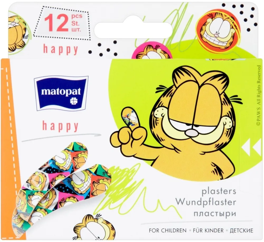 Matopat náplast Kids Happy 12ks
