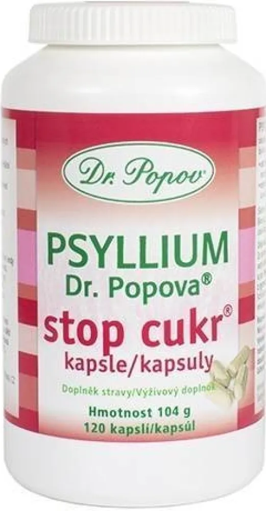 Dr.Popov Psyllium Stopcukr cps.120