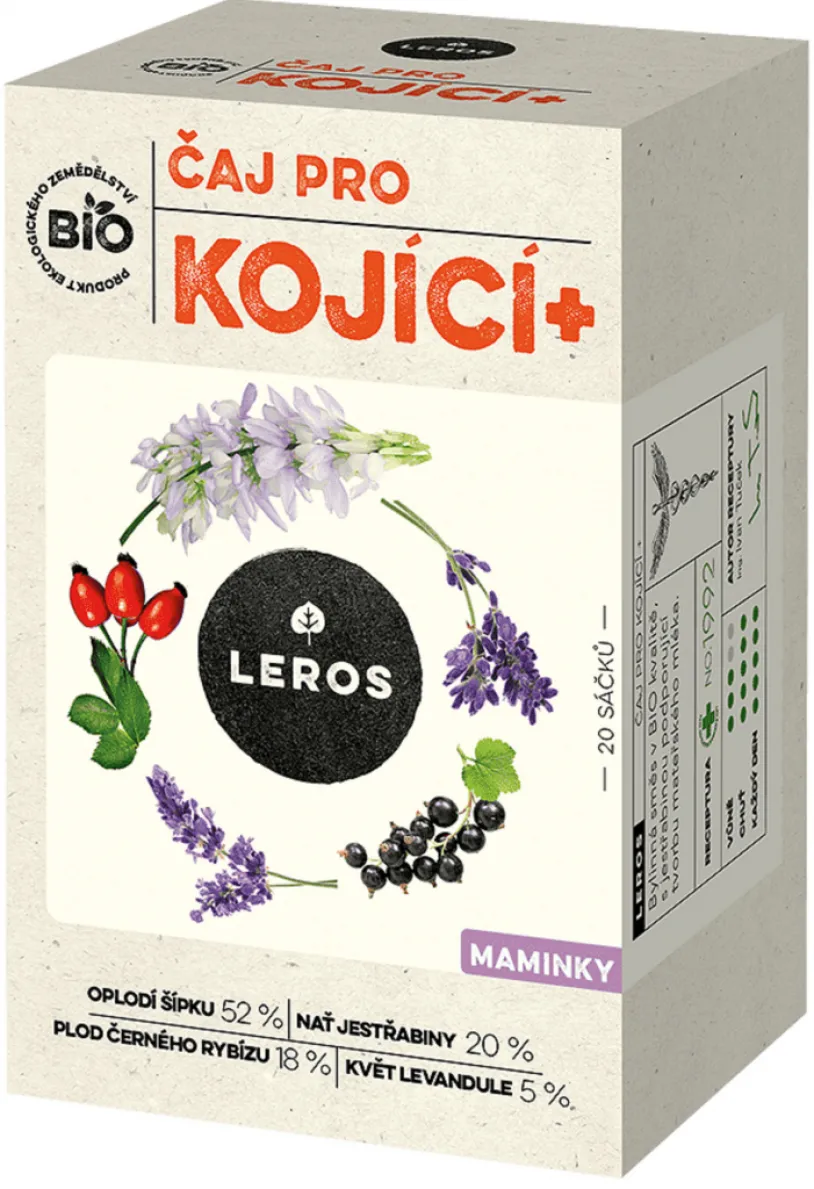 LEROS Čaj pro kojící+ BIO 20x2g
